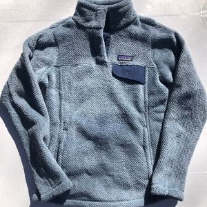 Patagonia Women's Blue/Gray Fleece Pullover